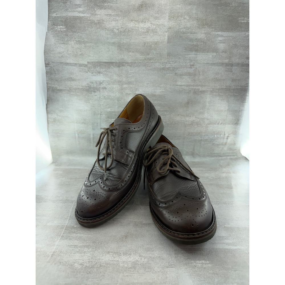 Mephisto Air-Relax Goodyear Welt Wingtip Oxford Brown Leather Shoes Men Sz 11.5